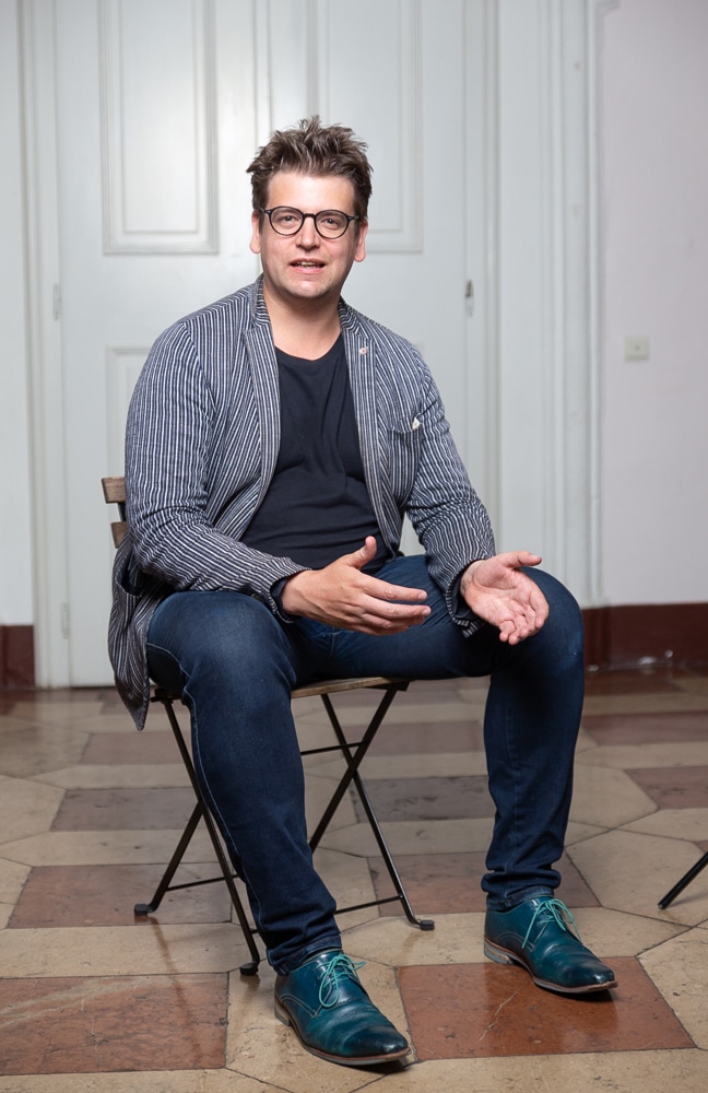 Christoph Galette, Stimmtrainer und Sprecher in Salzburg, im Porträt